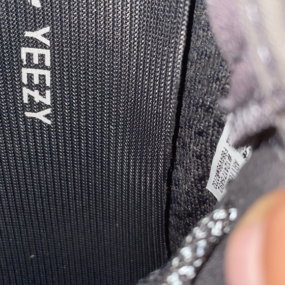 Black static yeezy